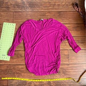Vibrant Pink Long Sleeve Top